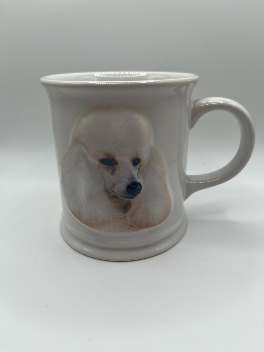 Miniature Poodle Dog Mug 3D Embossed Xpres Best Friend Originals 1999 Coffee Cup